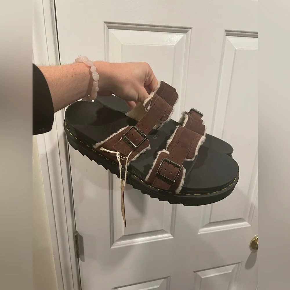 NWT Dr.Martens Myles Suede Sandals Mens Size 14 - Picture 2 of 6